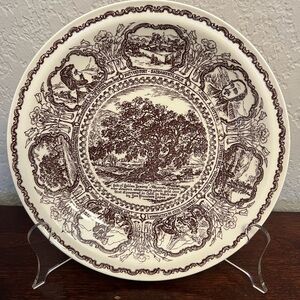 Vintage Vernon Kilns California Centennial Plate Discovery of Gold  1849-1949